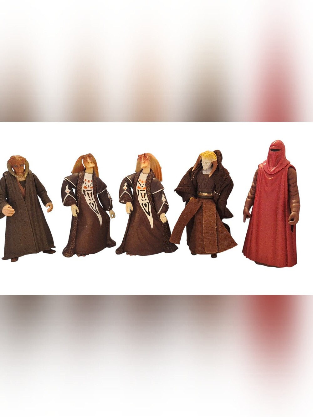 Vintage 1997-2004 Lucas Film Kenner Hasbro Star Wars Episode 4" Figure Lot of 4